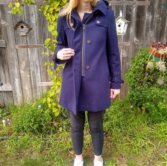 Like New JCrew Salon Peacoat Blue Size 6/Small Worn 1x! - Picture 4 of 11